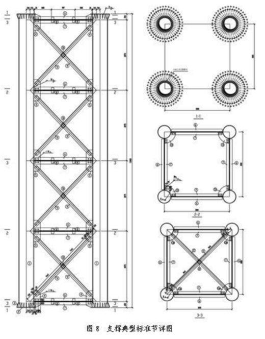 国家体育场鸟巢工程钢结构支撑塔架设计